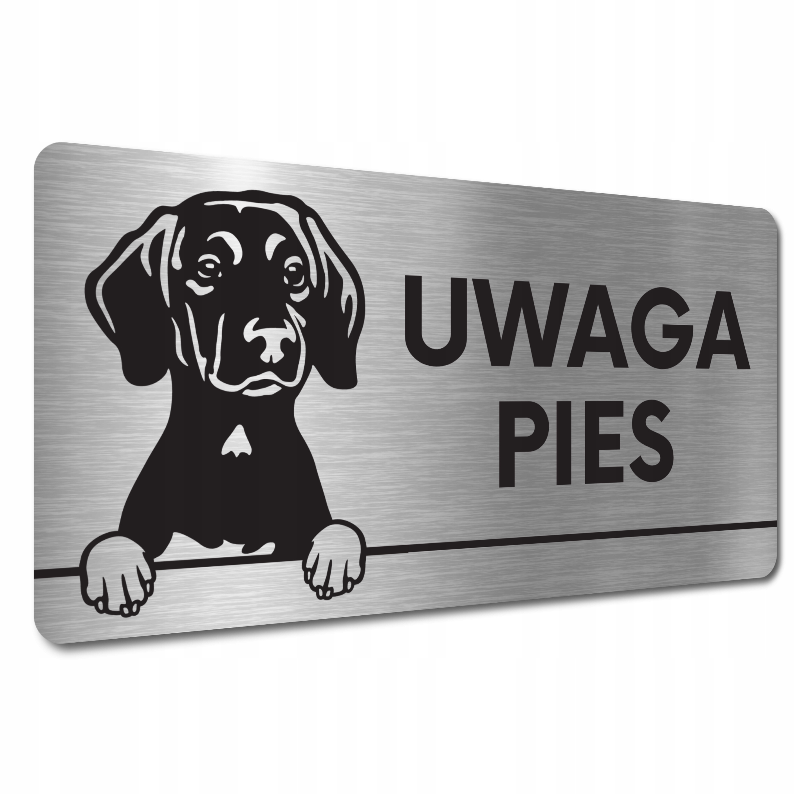 

Tabliczka Uwaga Pies Zły Pies Groźny Plott hound