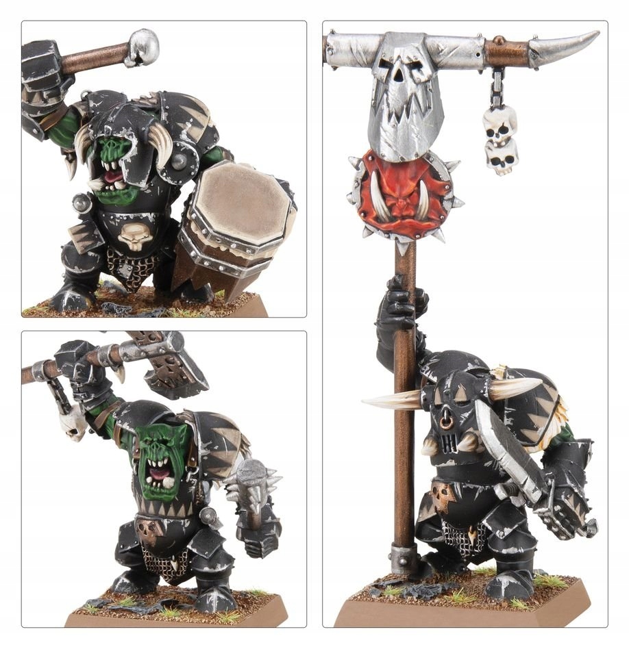 Orc and Goblin Tribes - Black Orc Mob Rodzaj zestaw