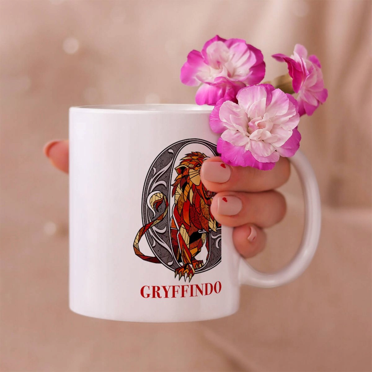 Kubek na kawę Harry Potter Herb Gryffindoru 330 ml Tematyka, motyw Harry Potter