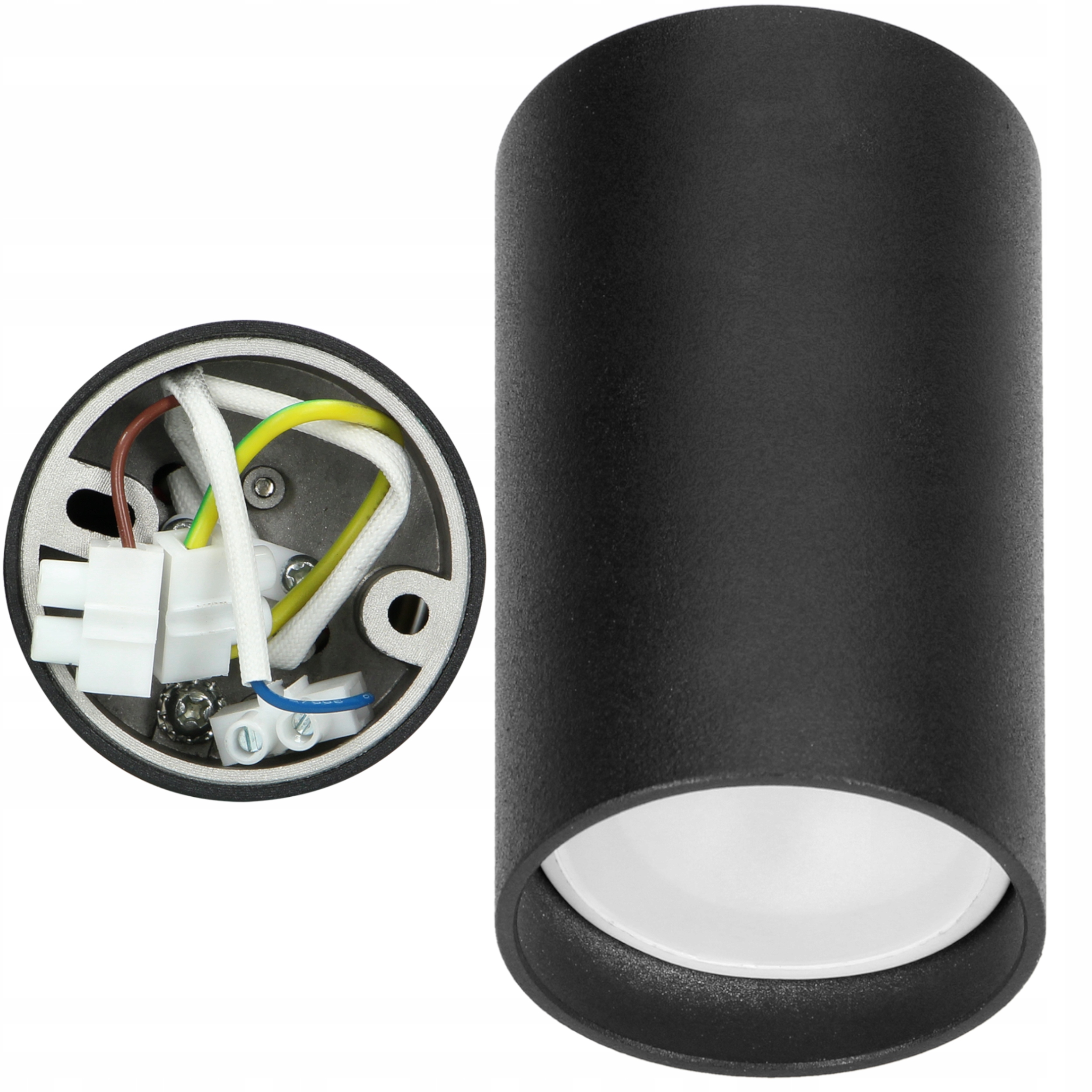 OPRAWA NATYNKOWA HALOGENOWA TUBA SUFITOWA LED GU10 Zasilanie sieciowe