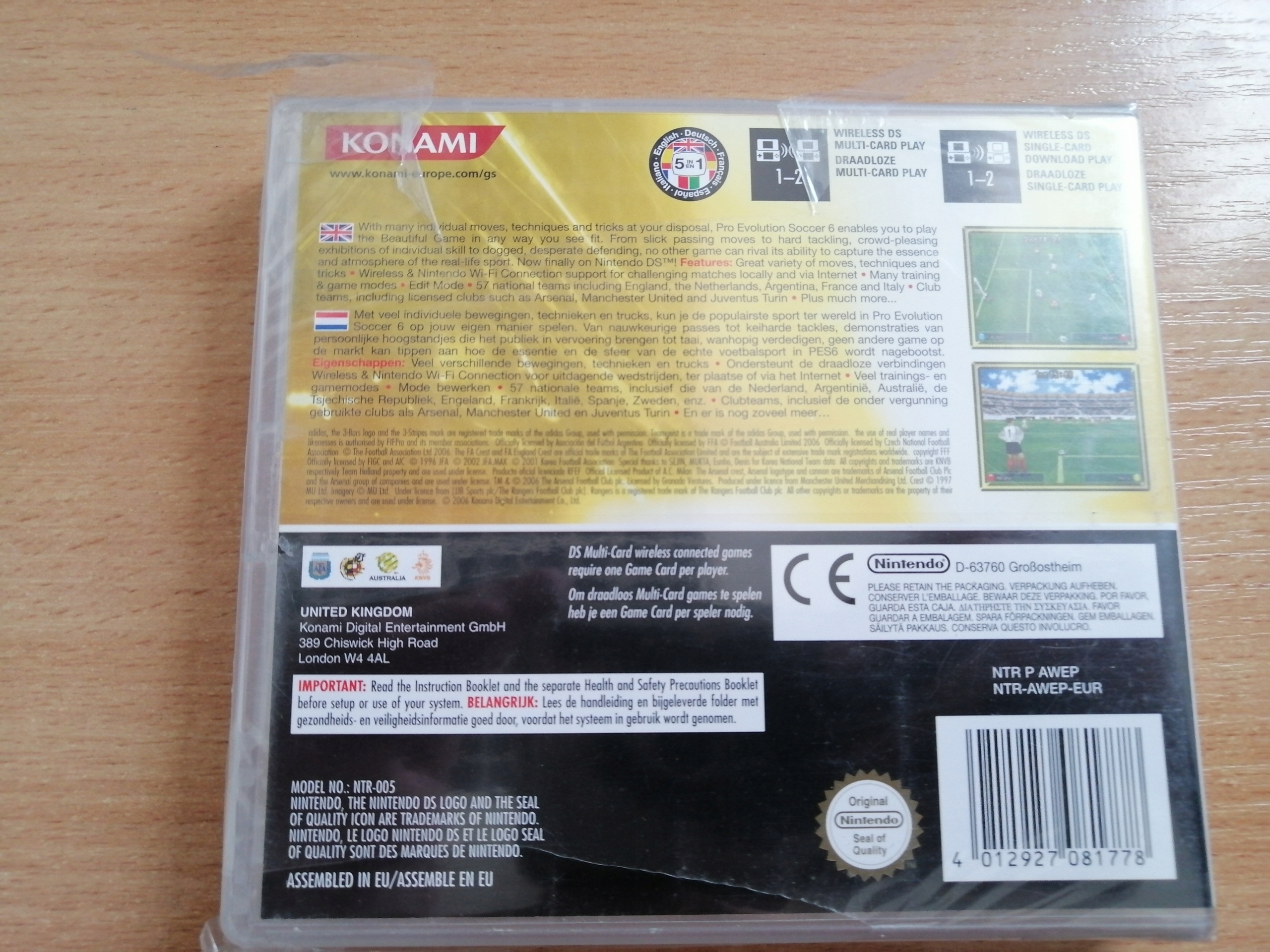 GRA Pro Evolution Soccer 6 (DS) Tematyka sportowe