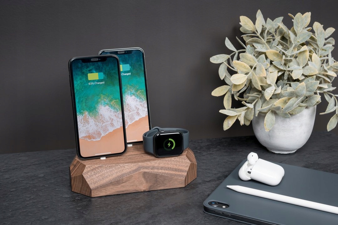 Stacja Dokująca Dock do iPhone Airpods Apple Watch Złącza Apple Lightning