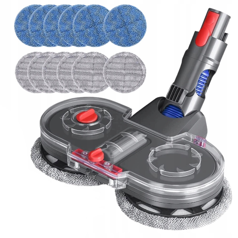 Elektrický mop pro vysavače Dyson V7/V8/V10/V11/V15 s dvojitým otáčením