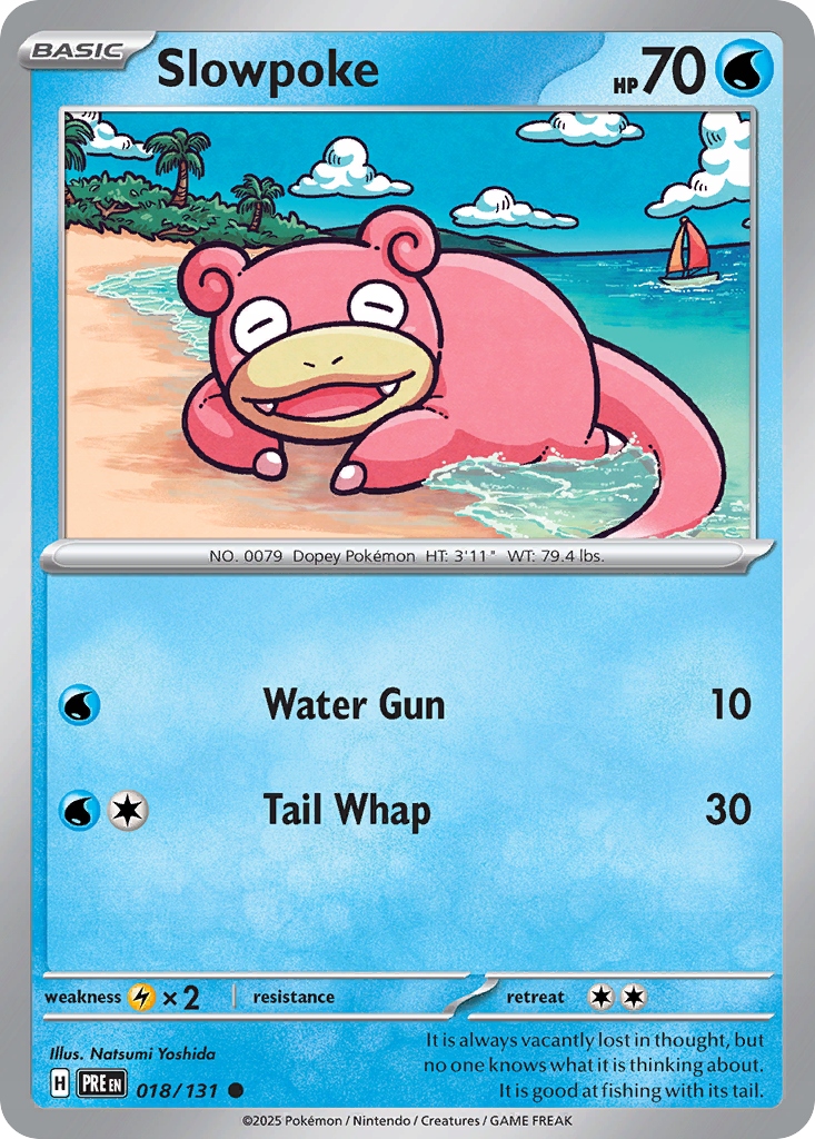 Slowpoke |018/131|PRE|Prismatic Evolutions| Common