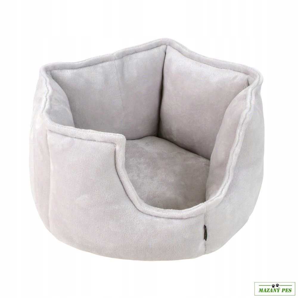 Levně O´Lala Pets pelíšek Sarah stříbrná průměr 60 cm