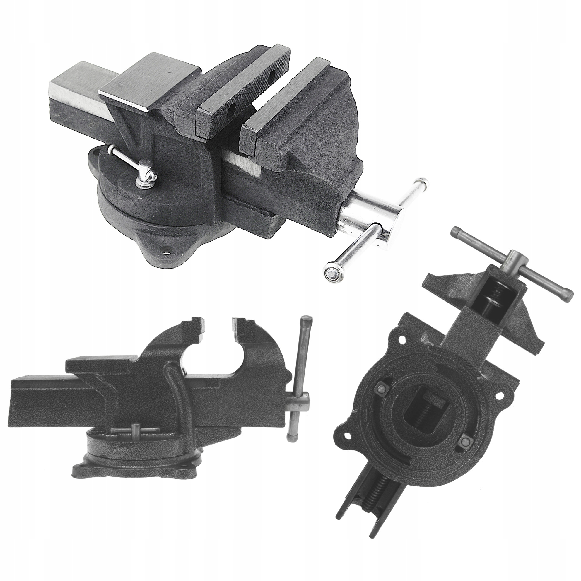 Stolní Zámečnický Svěrák S Otočnou Kovadlinou 360 100 MM