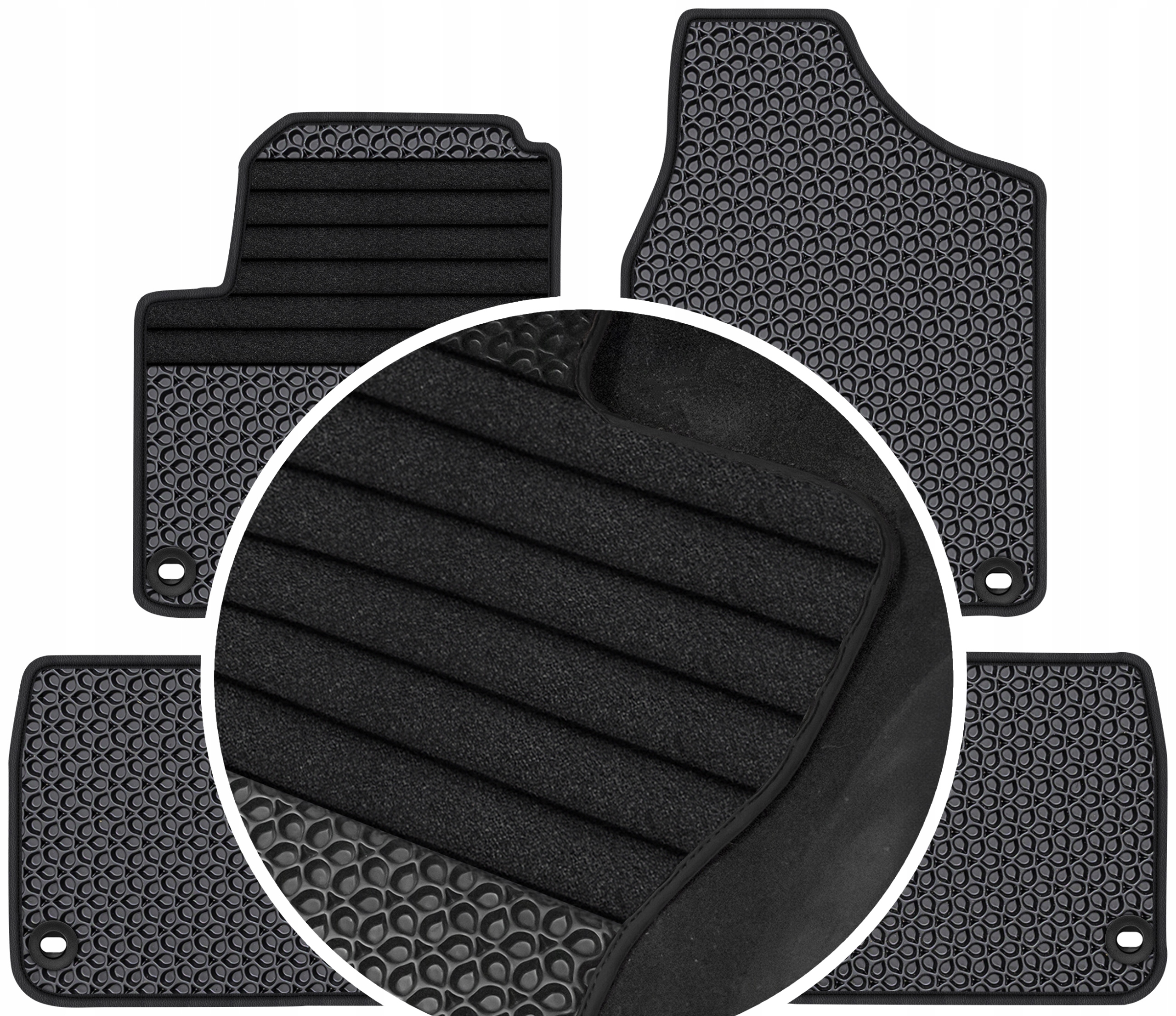 Ford Galaxy I 5os 1995-2006 Gumové rohože Eva Eternity Posilnenie XXL