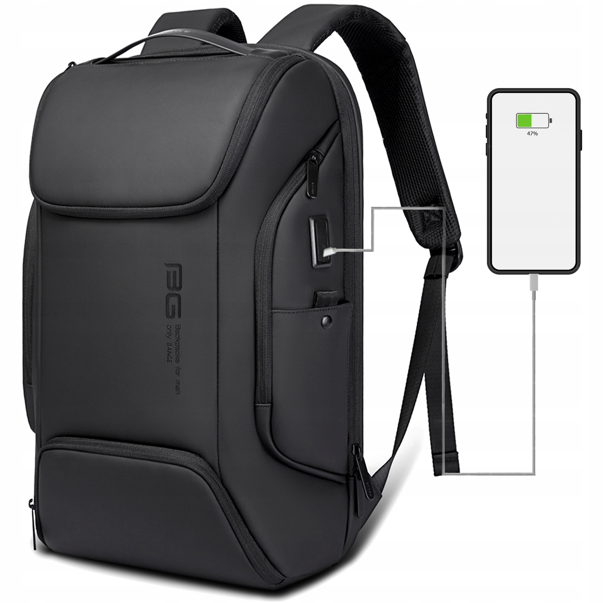 

Wodoodporny Plecak biznesowy Bange na Laptopa Usb