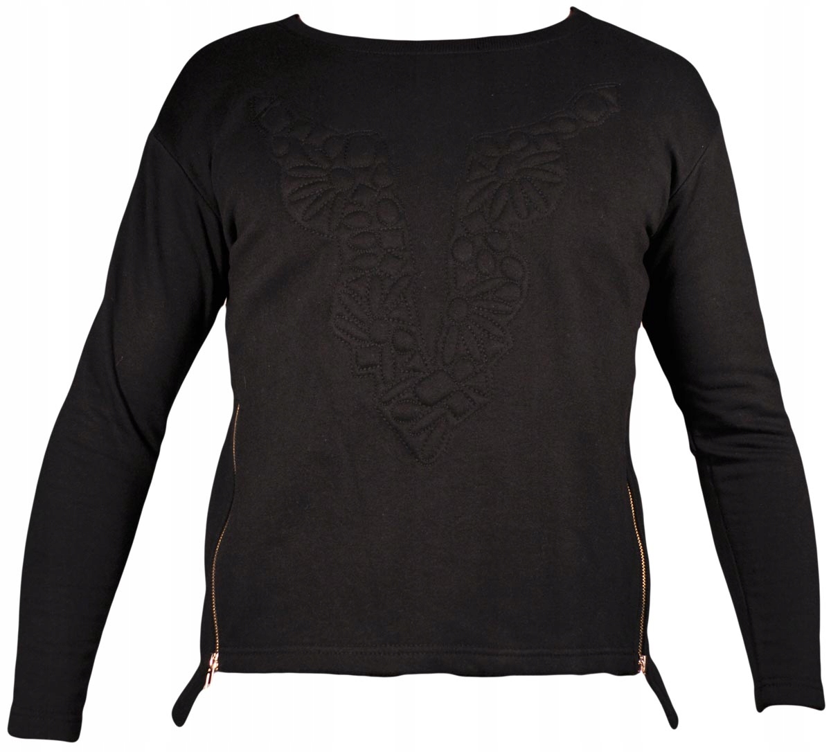 Halenka Ltb s dlouhým rukávem a zipem 200 Černá Xs