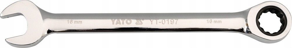 Klucz płasko-oczkowy z grzechotką 21 mm Yato