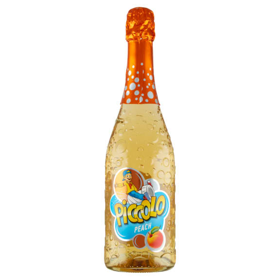 Levně Piccolo Sycený nealkoholický nápoj s broskvovou příchutí
