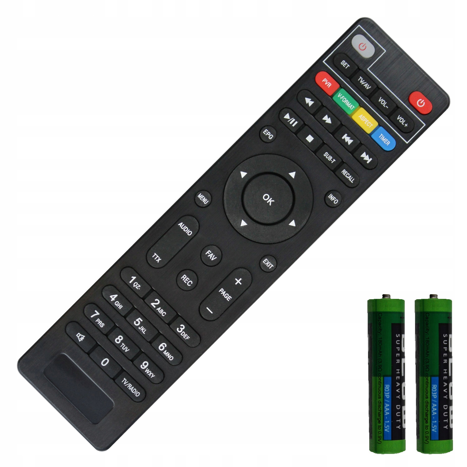 Pilot do dekodera DVB-T2 LTC LXHDT01 LXHDT02 LXHDT03