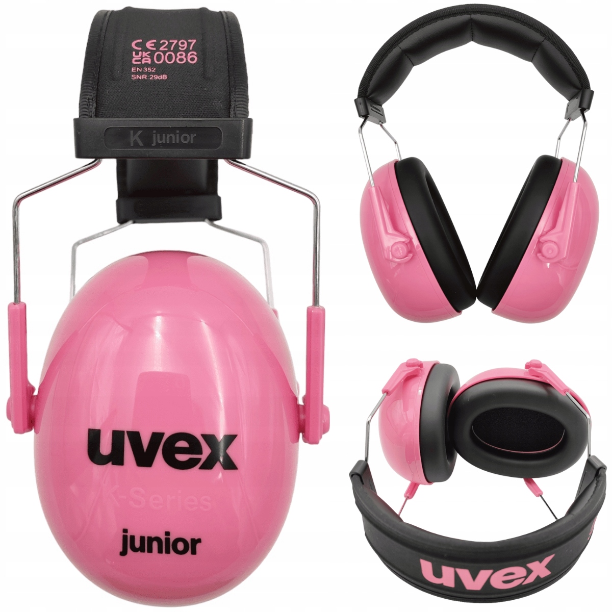 Lekkie Nauszniki Słuchawki Wygłuszające Dla Dzieci Uvex Junior