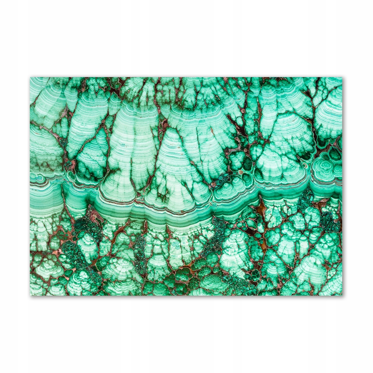 Skleněný obraz Malachit textura 100x70