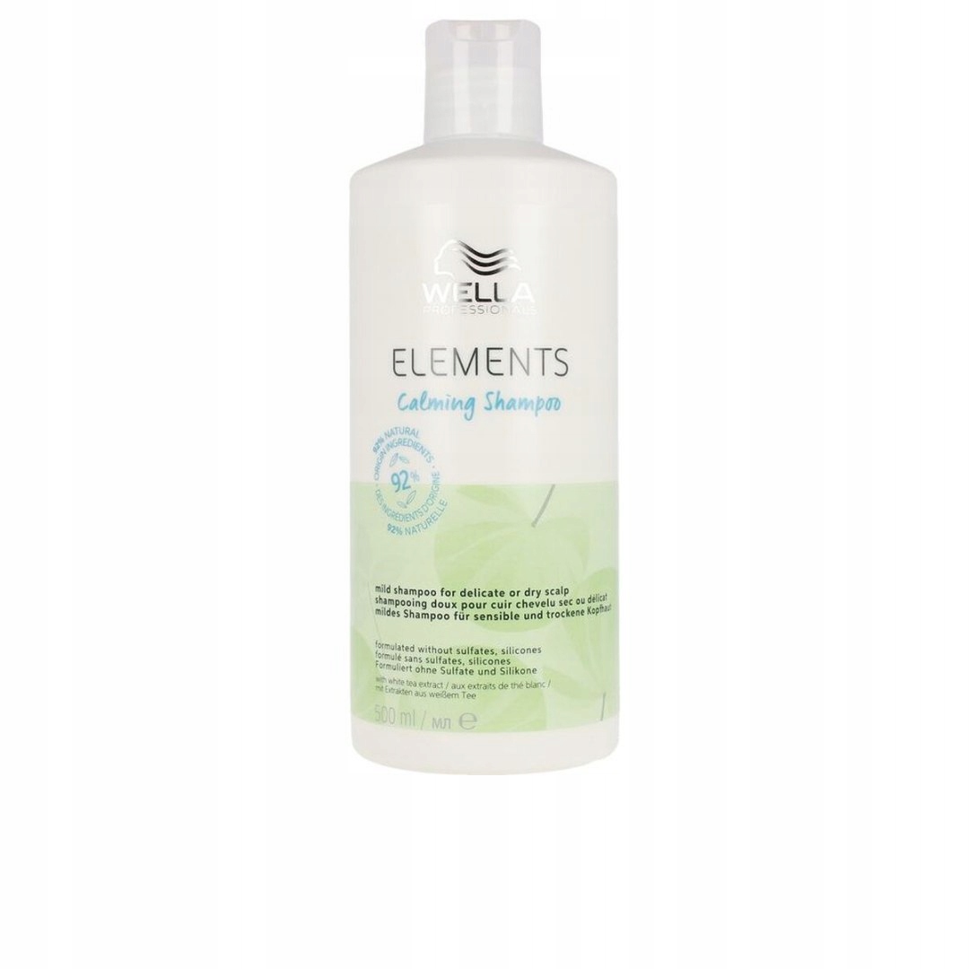 Zklidňující Šampon Wella Elements (500 ml)