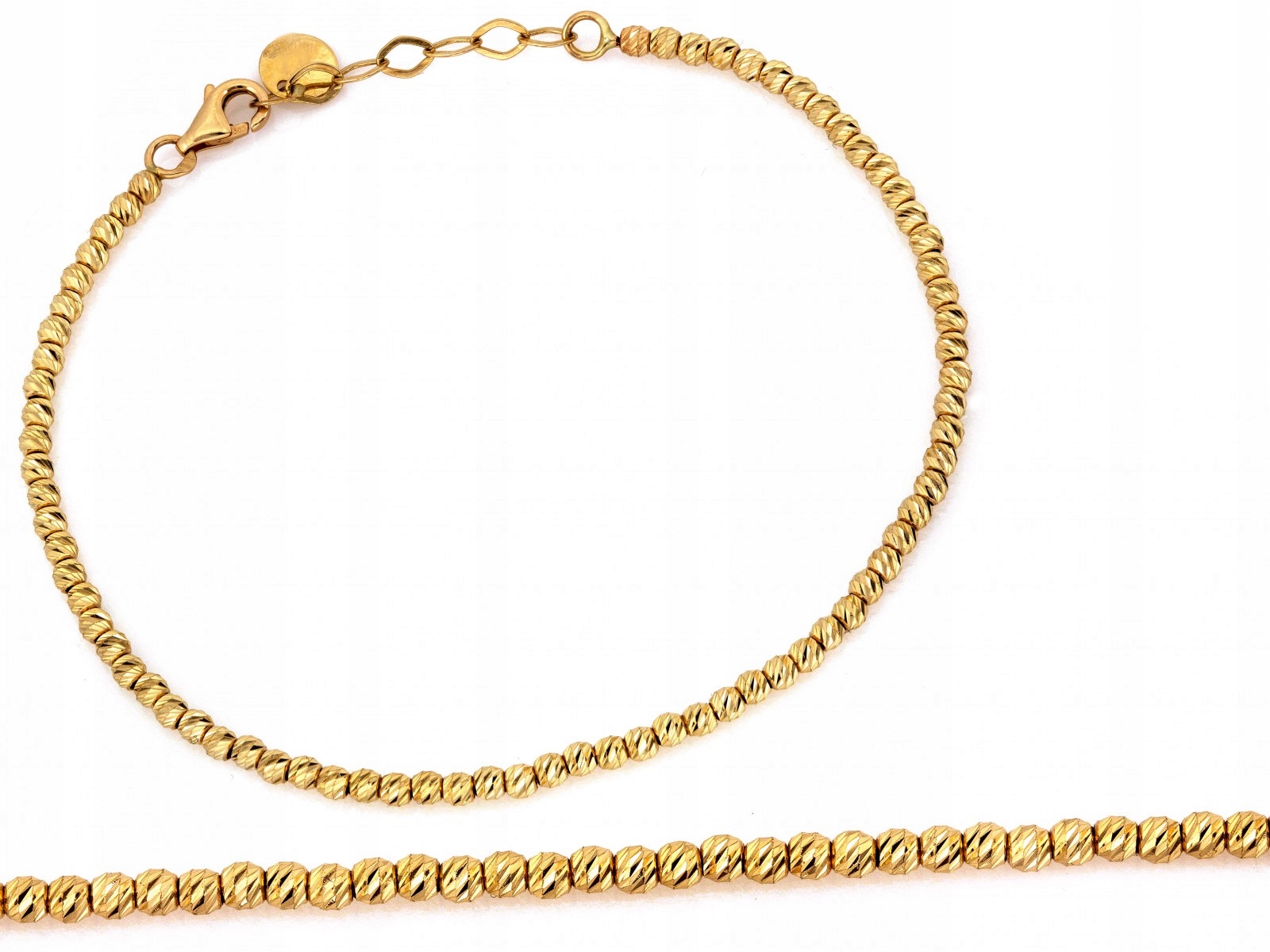 Zlatý dámský náramek 585 je efektní pro ni