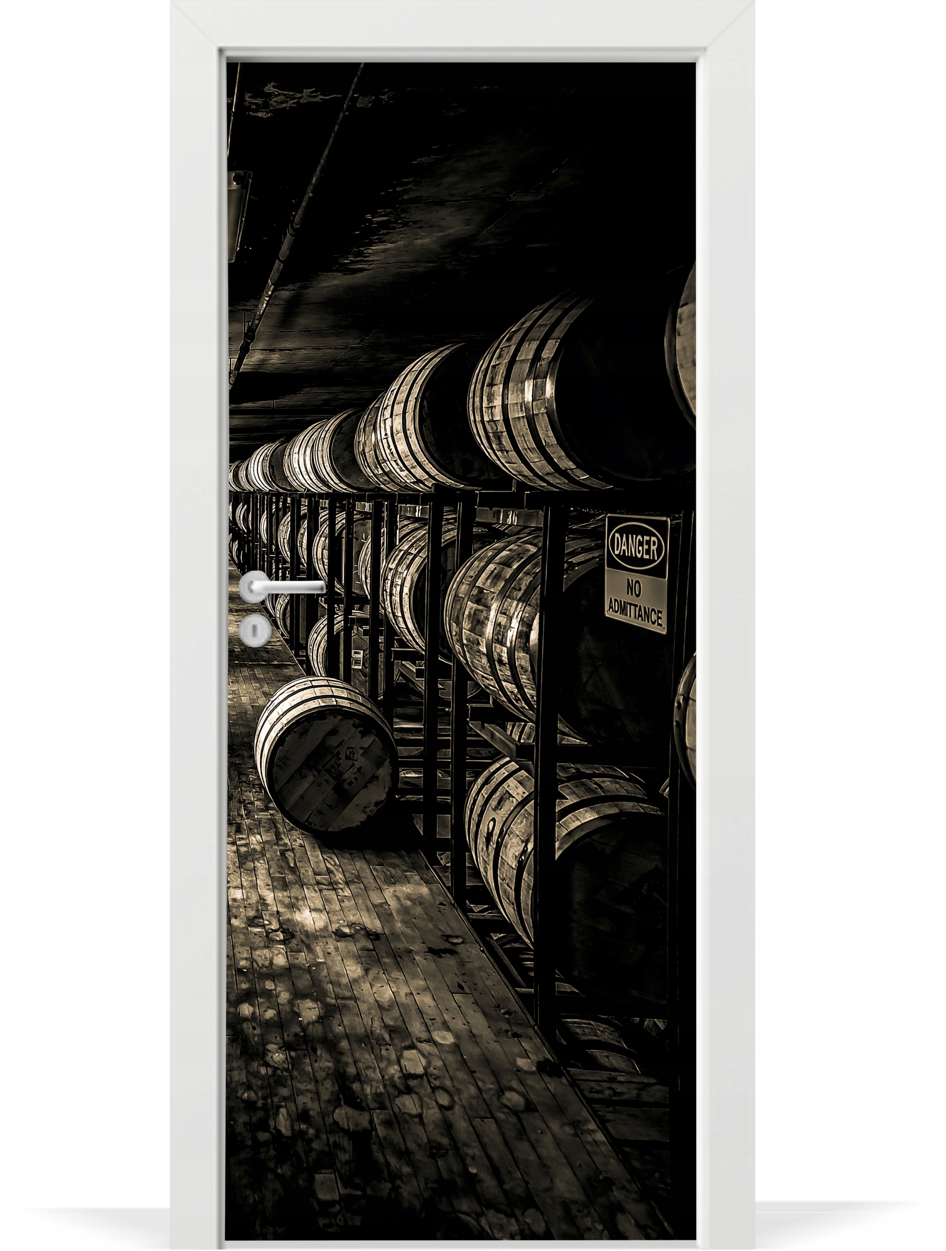 

Fototapeta samoprzylepna na drzwi Beczki Burbon
