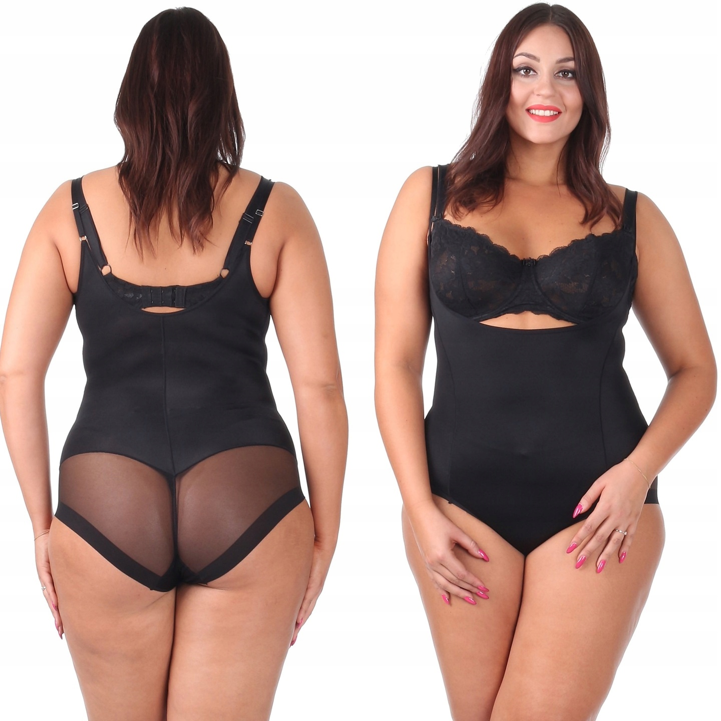 

Body wyszczuplające modelujące majtki Size Plus
