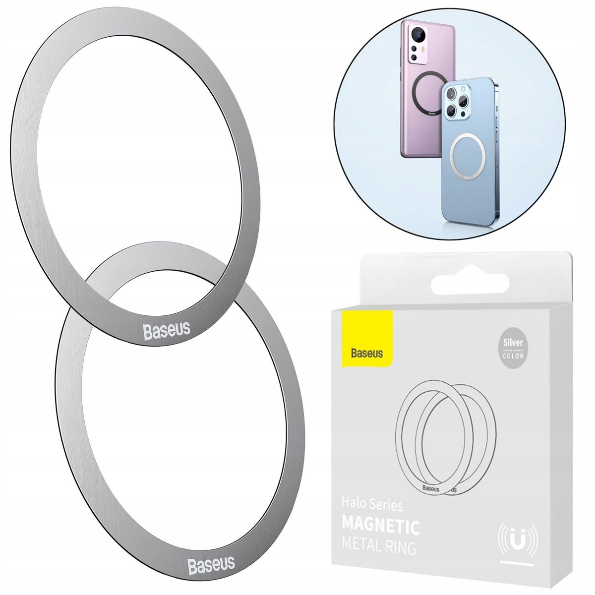 2x Blaszki Podkładki Uniwersalne pod MagSafe