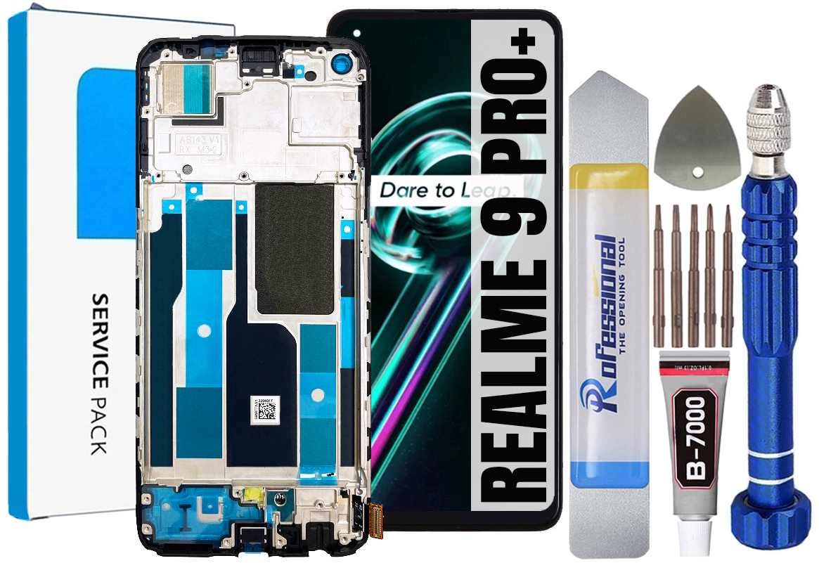 Displej Pro Realme 9 Pro Plus Originál Oem Obrazovka Rámeček