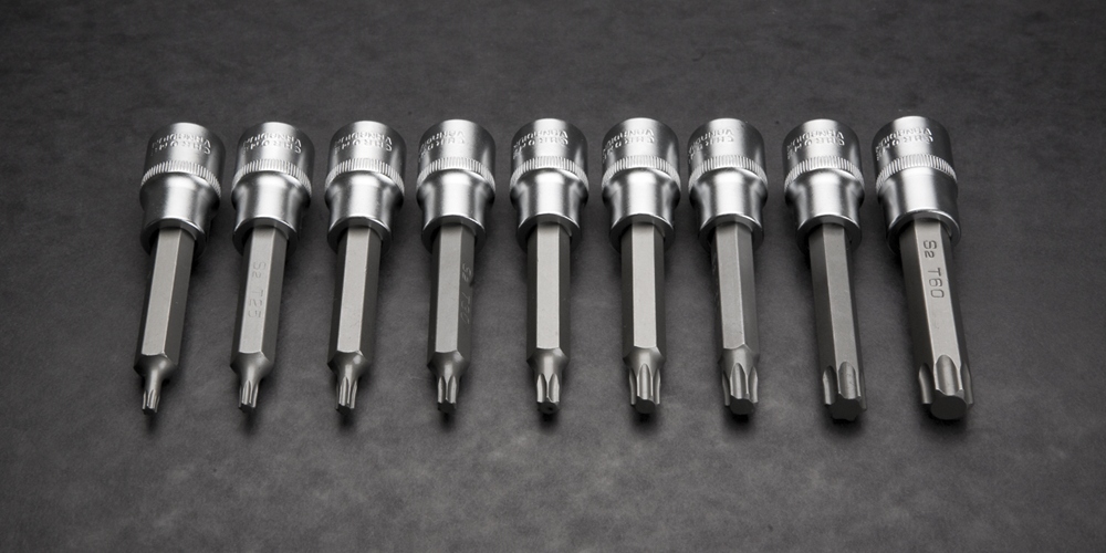 NEO KONCOWKI TORX NA NASADCE 9 SZT NASADKI 08 708 Number of Elements sets