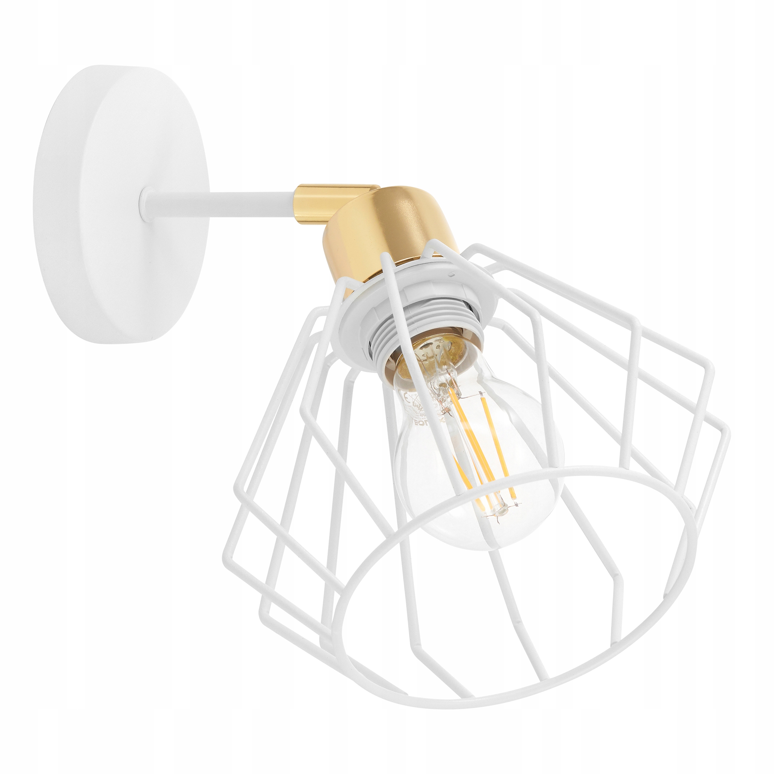 

Kinkiet Lampa Loft Druciany Edison Led