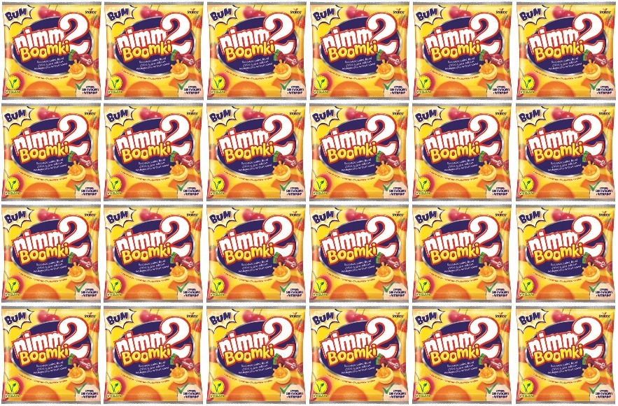 Levně 24x 90g bonbóny NIMM2 Boomki v krabičce