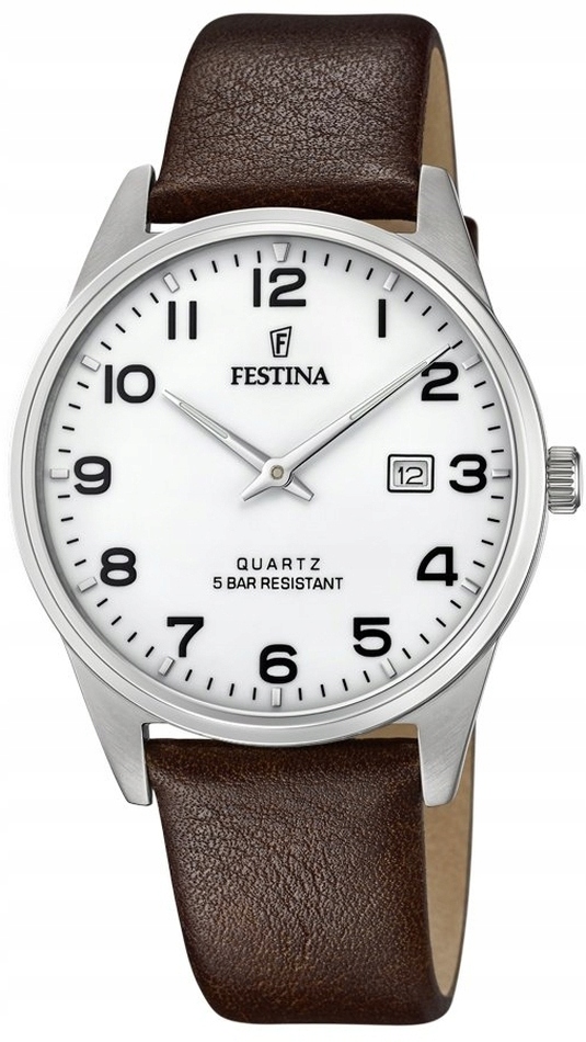 Festina 20512/1 pánské hodinky hnědé klasické pro seniory