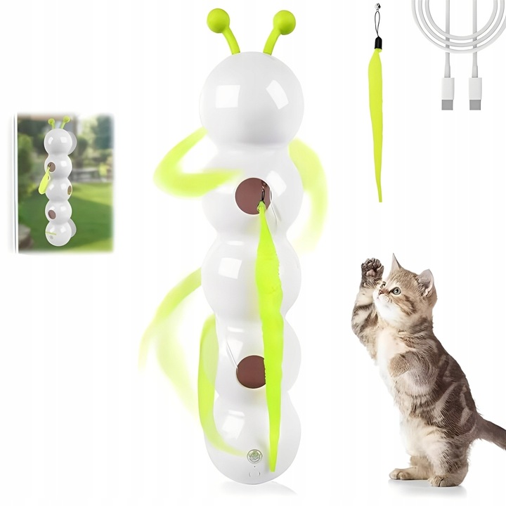 Levně Elektrická hračka pro kočky s pohybovým senzorem a přísavkou