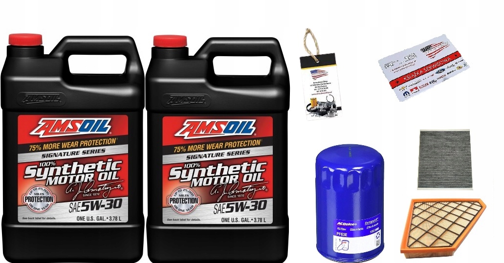 AMSOIL 5W30 + FILTRY CHEVROLET CAMARO 3,6 16