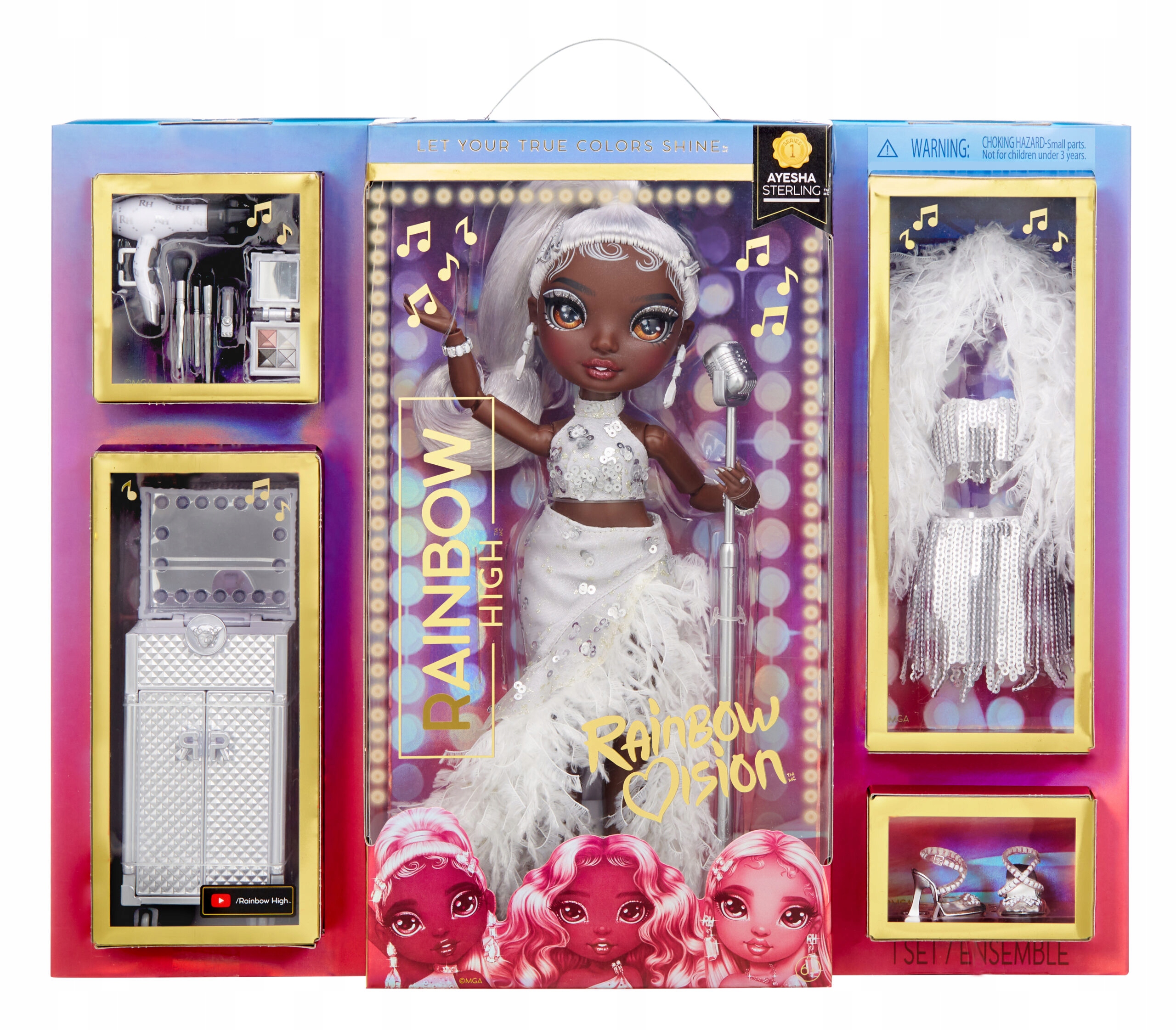 Rainbow High Modna lalka Ayesha Sterling Vision 582724