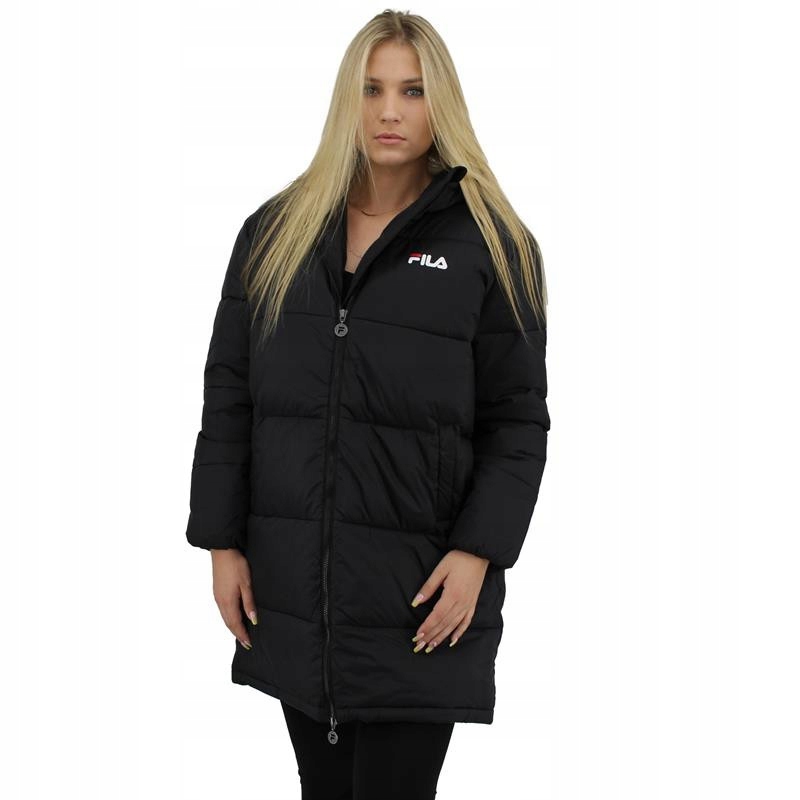 Dámská bunda Fila 687219002 Bronwen Puff Hood Jkt Černá L