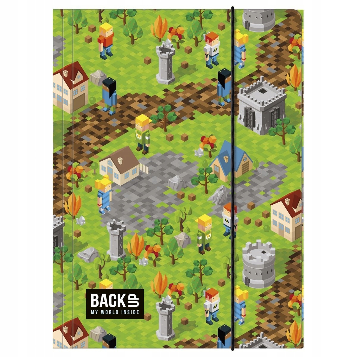 

Teczka Rysunkowa A4 Z Gumką BackUP Game Level