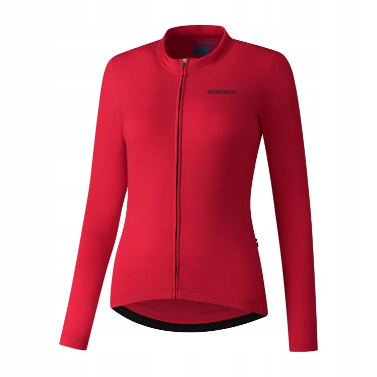 Bluza rowerowa Shimano W's Kaede Thermal Long Sleeve Jersey Red Rozmiar S