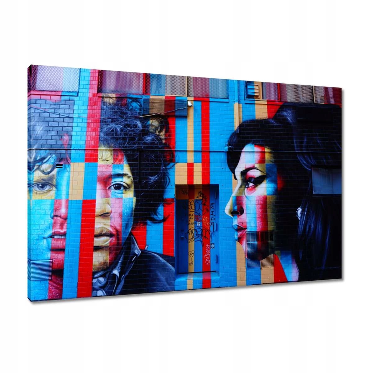 Obrazy 90x60 Amy Winehouse Graffiti