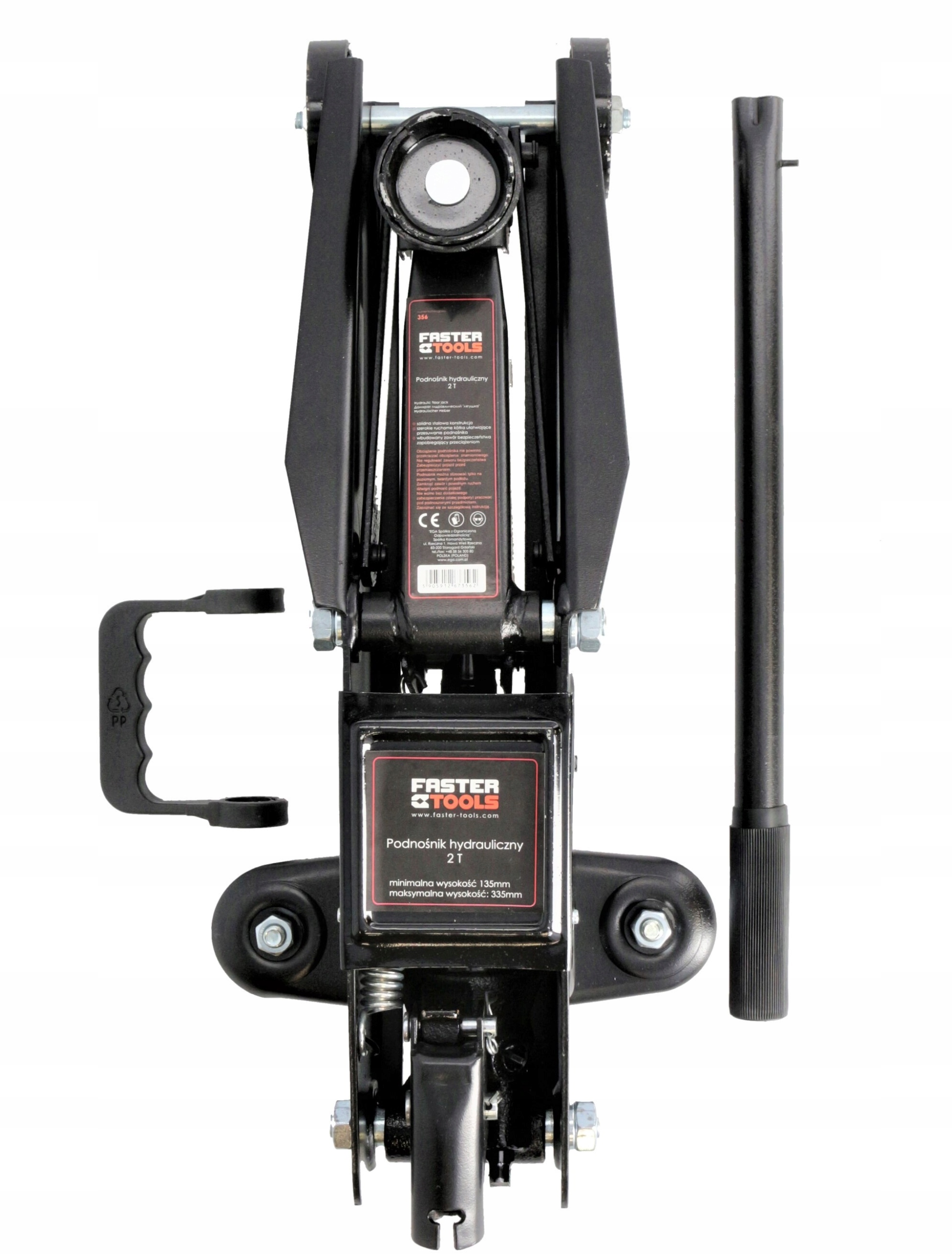 PODNOSNIK HYDRAULICZNY ZABA 2T 130 330 MM MOCNY Producent code 356