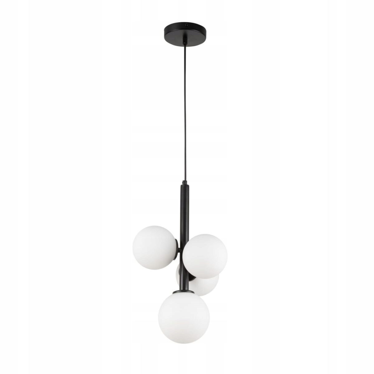 Závesná lampa štyri mliečne sklenené gule Perla 4 33487 Sigma Lighting