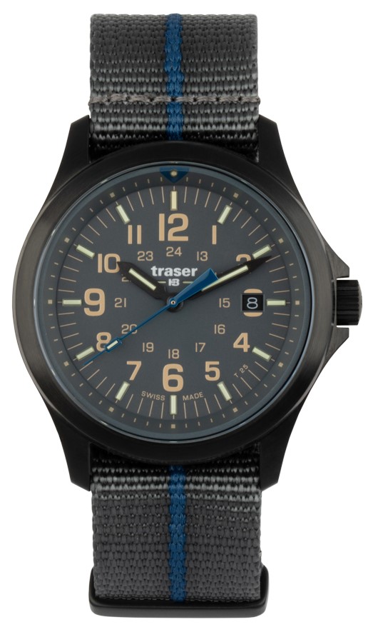 Nové Originální Pánské Hodinky Traser TS-111071 šedé P67 gravírování data