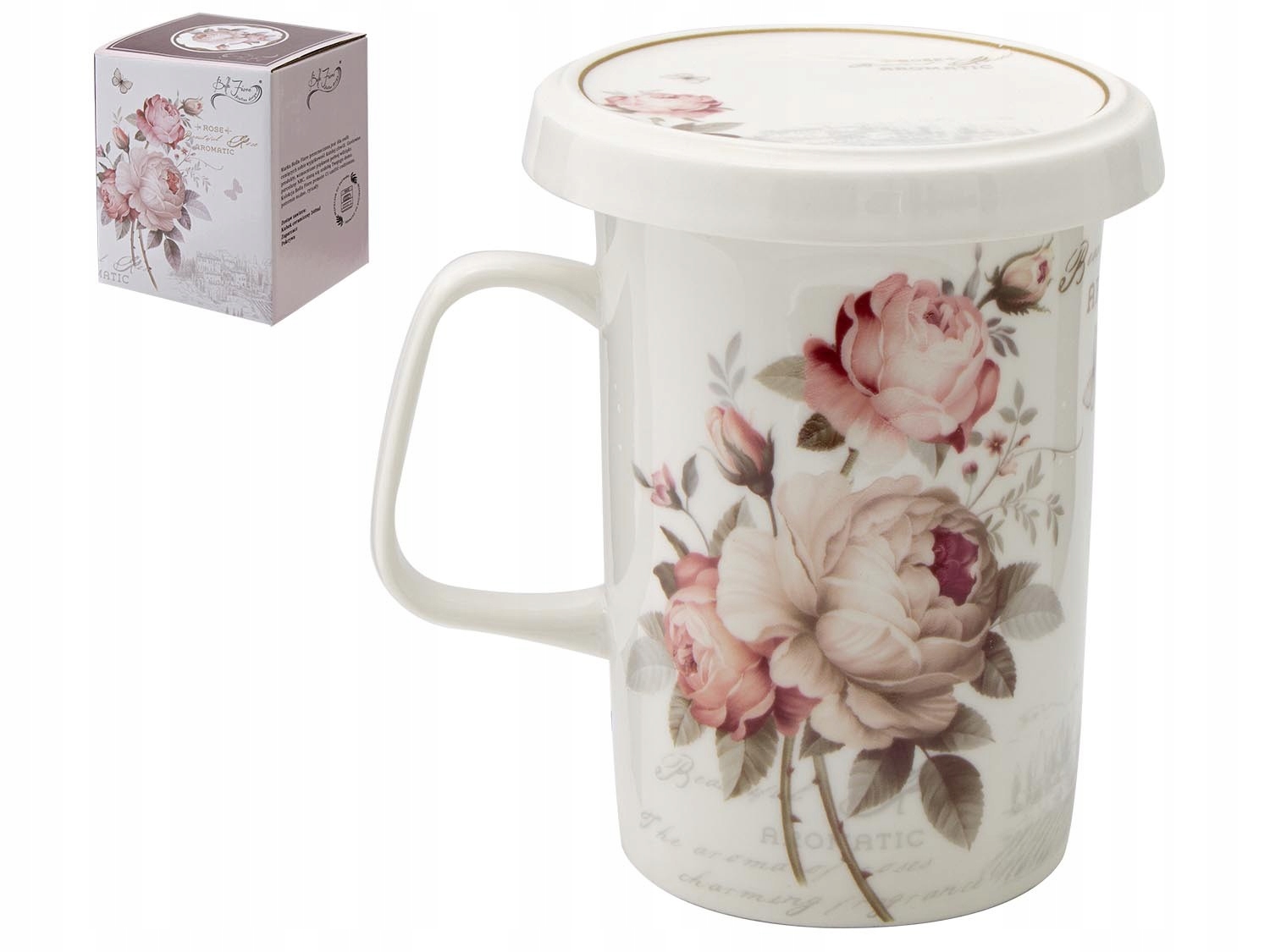 

Kubek z zaparzaczem i pokrywką 340ML BL-8779