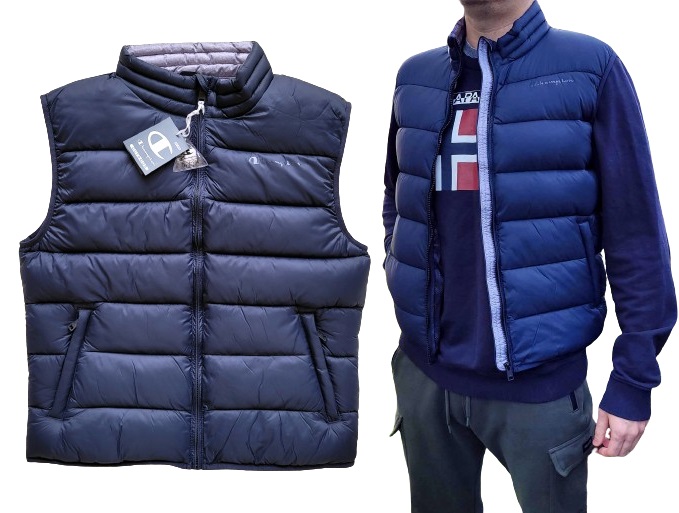 vesta bunda bez rukávů Champion tmavě modrá M