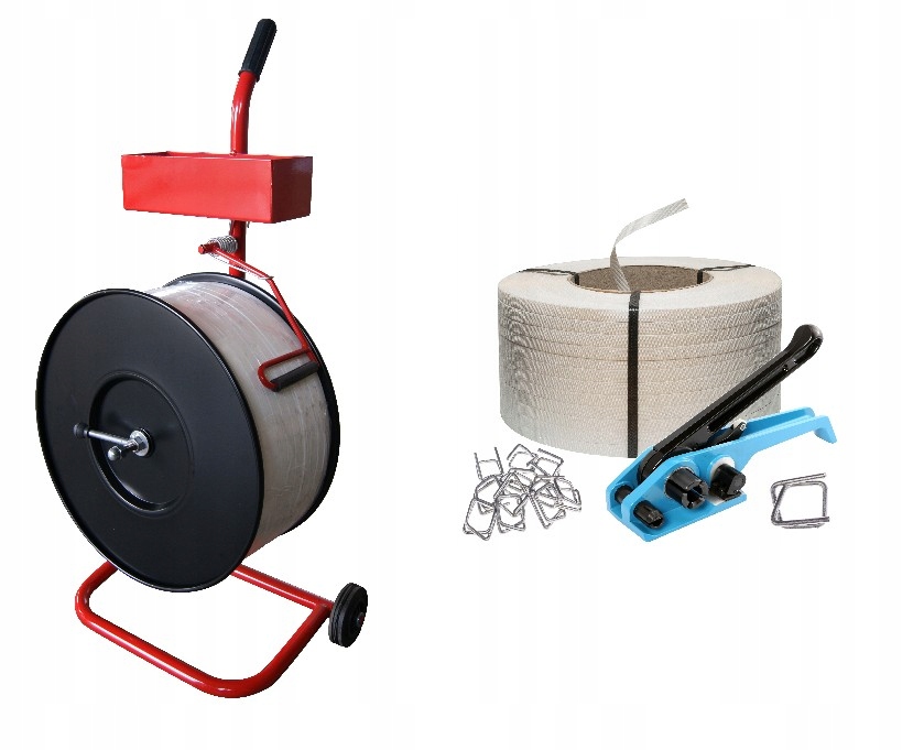 TAŚMA ZESTAW NAPINACZ DO SPINANIA BANDOWANIA PALET