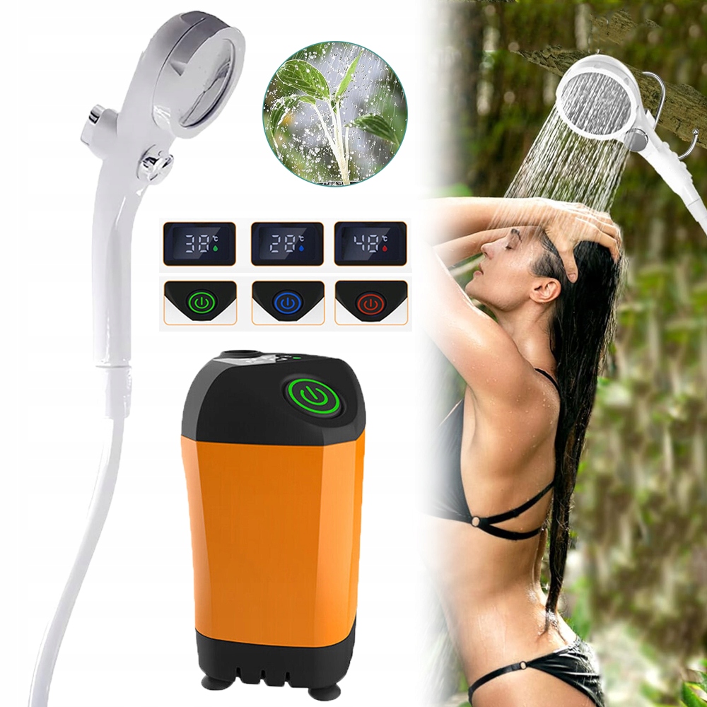 Přenosná Venkovní Sprcha, Bateriově Napájená Pumpa Nabíjená Přes Usb
