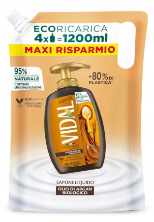 

Vidal Mydło W Płynie Olejek Arganowy zapas 1,5L