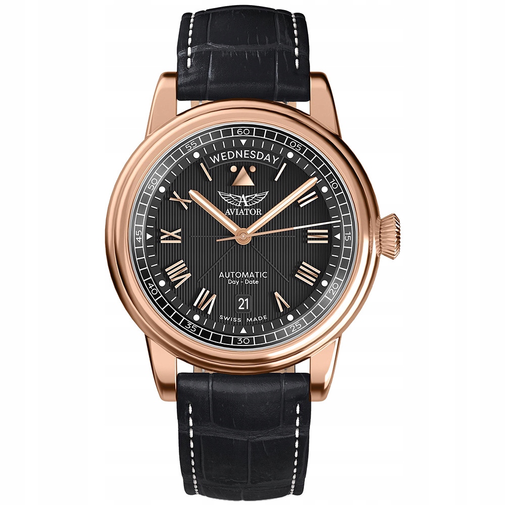 Pánské Hodinky Aviator V.3.35.2.275.4 černý pásek