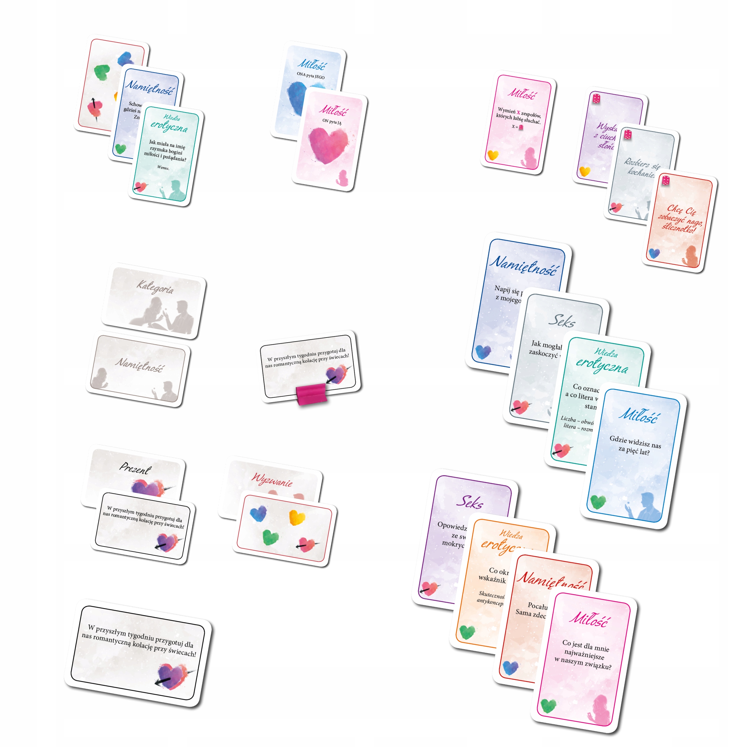 ZAKOCHANIE GRA PLANSZOWA EROTYCZNA DLA DWOJGA Typ Podstawa