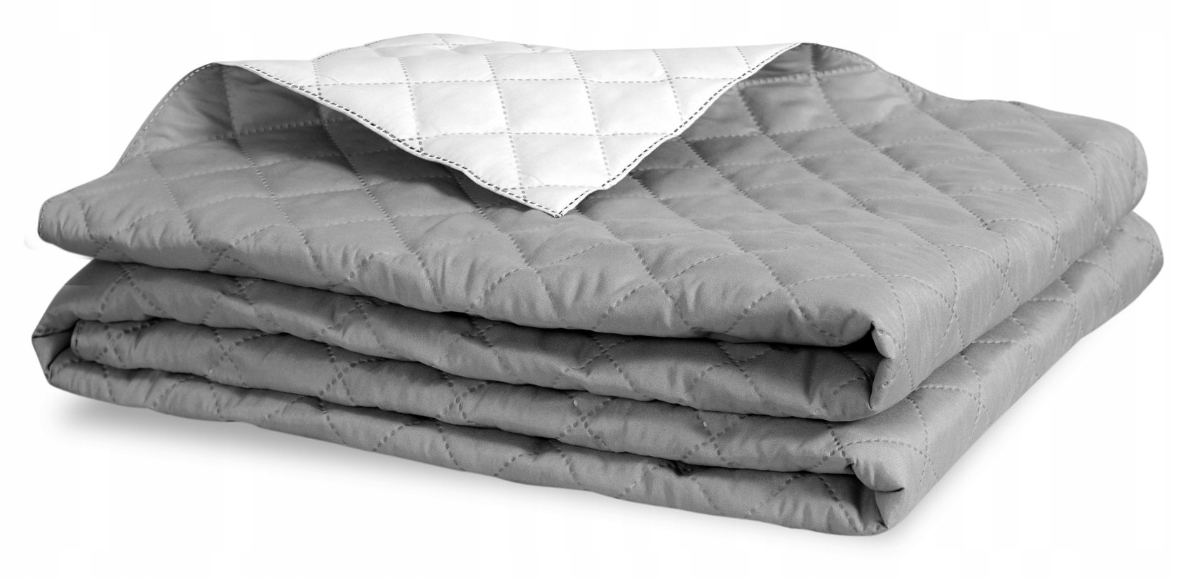 Narzuta Dwustronna na Łóżko Pikowana Koc Kanapa Przykrycie 200x220 cm Długość 220 cm