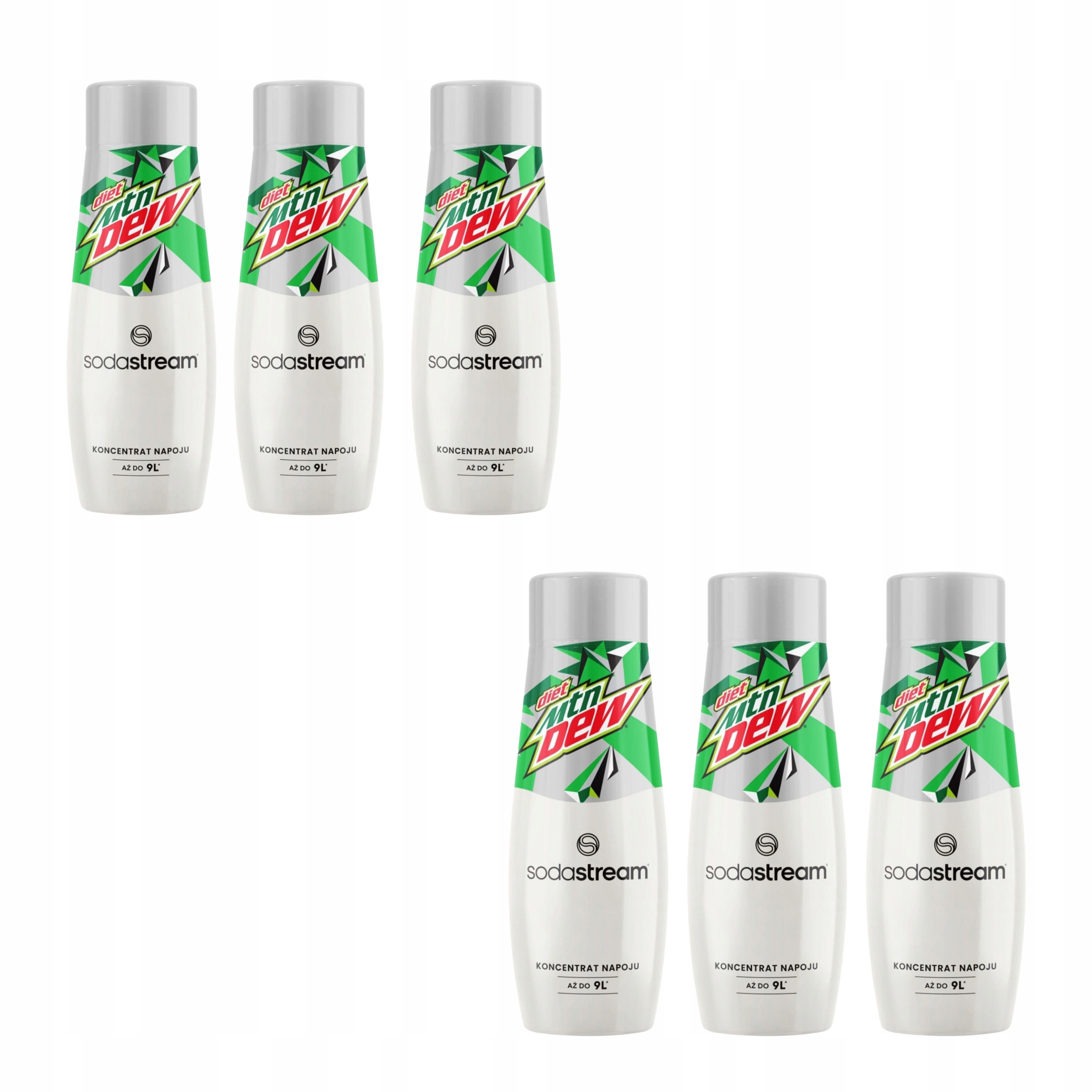 Syrop Sodastream Mountain Dew Diet do saturatora Bez Cukru