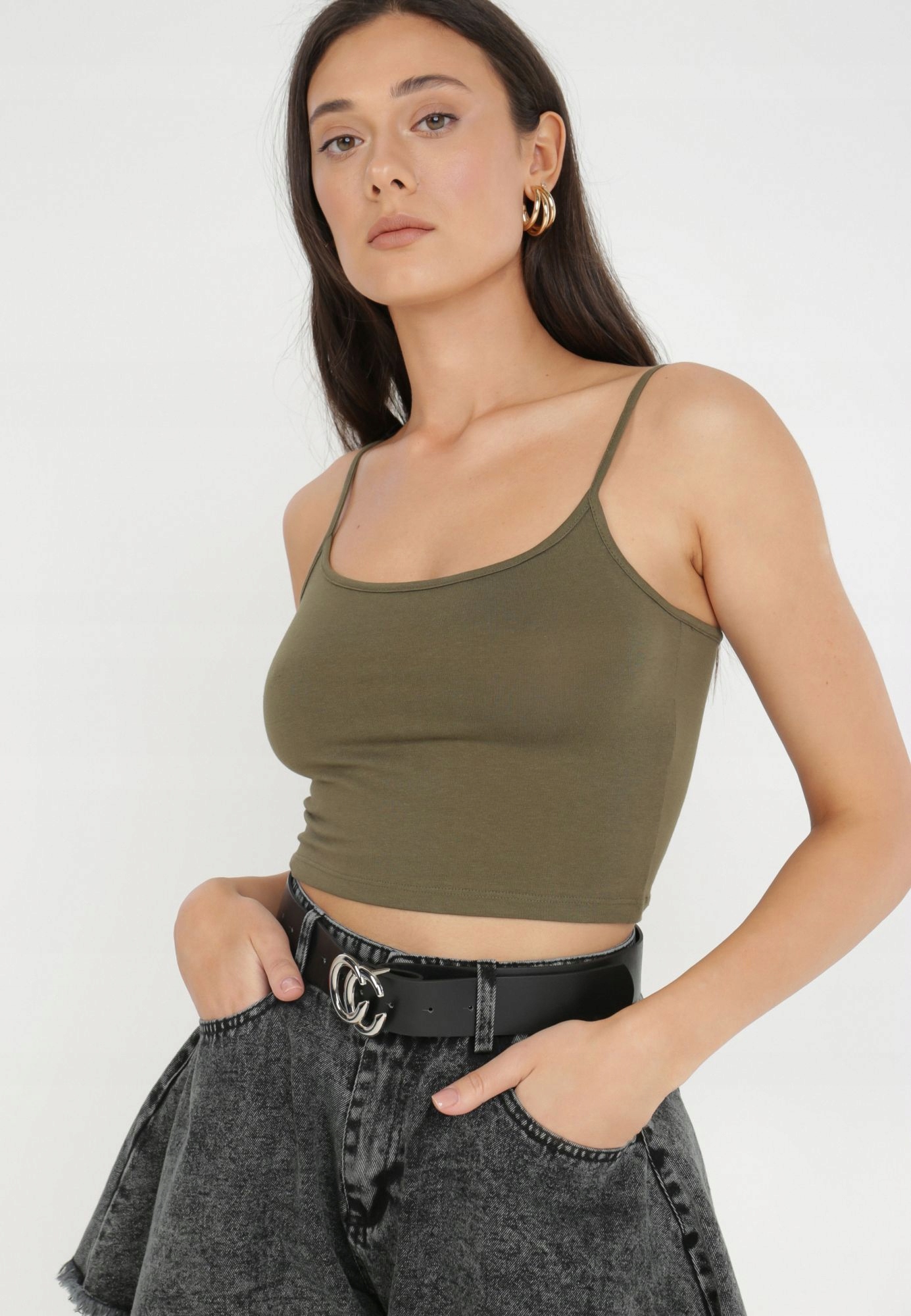 

Born2Be Ciemnozielony Top damski L