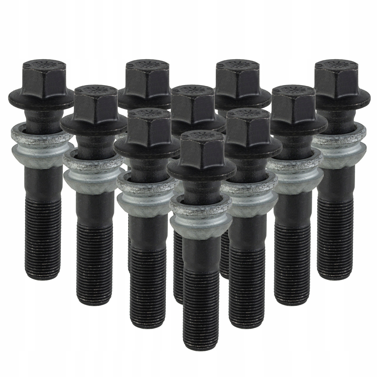 10 x Dlhé Skrutky Getmann M15x1.25x59 mm Guľa R14 Kľúč 17