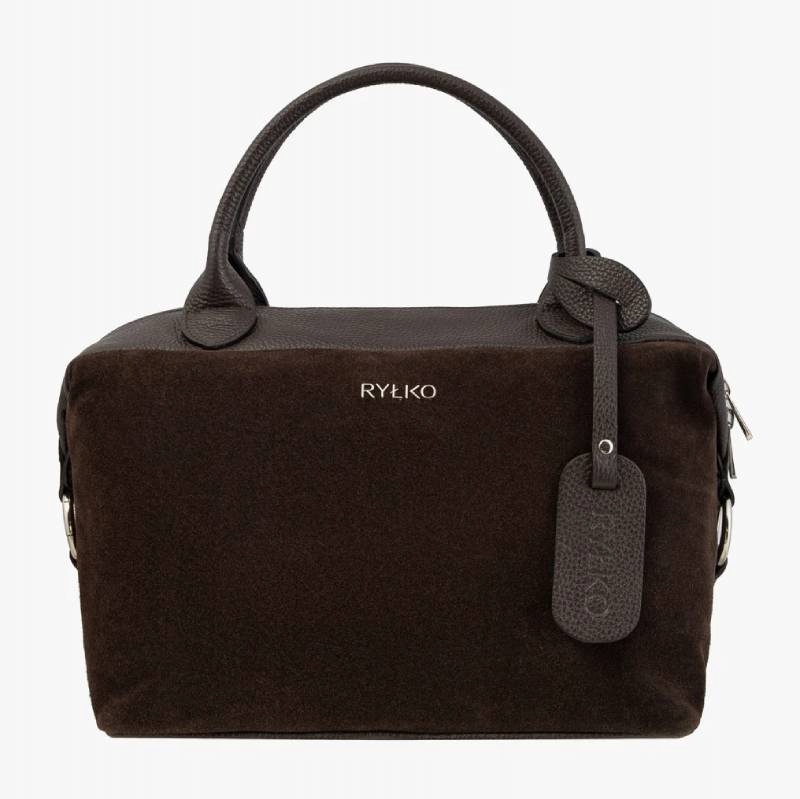 Ryłko R40874TB _2LK Čokoládová velká měkká shopperka Kochland